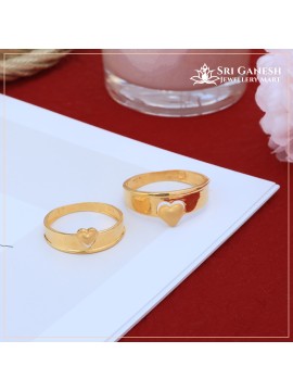 Mini Heart Couple Ring