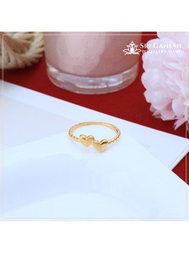 Double Heart Ring