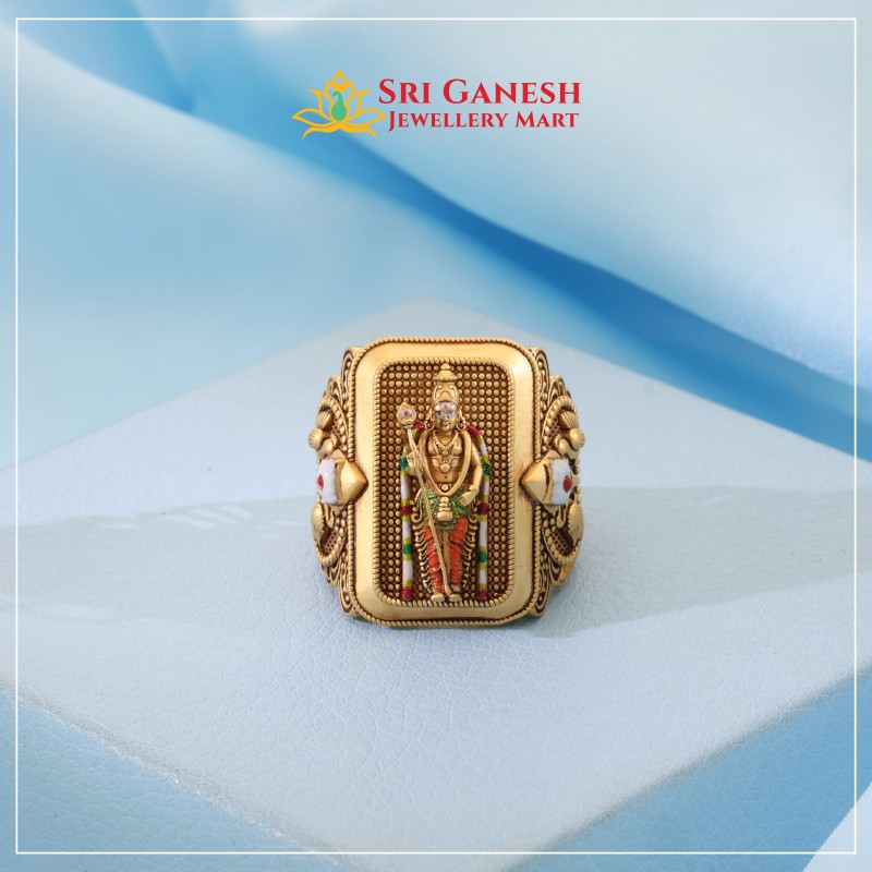 Lord Murugan Men's Ring