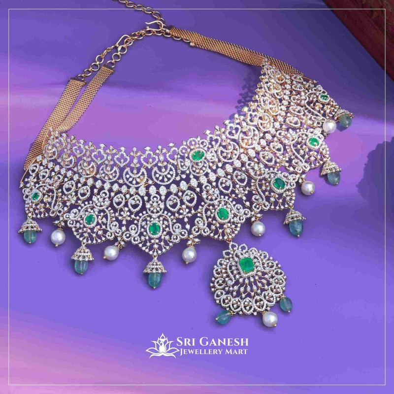 Chamila Diamond Necklace