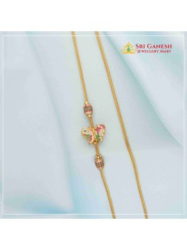 Single Butterfly Mugappu Chain