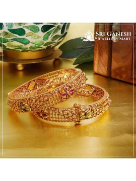 Decorative Pair Bangles