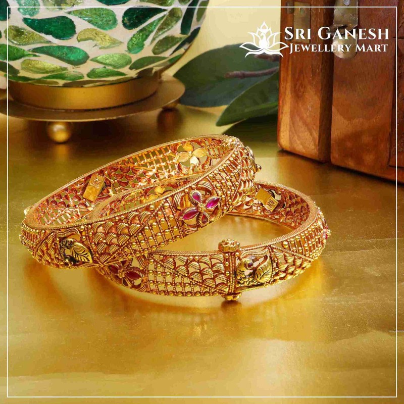 Decorative Pair Bangles