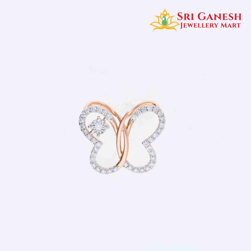 Butterfly Diamond Pendant