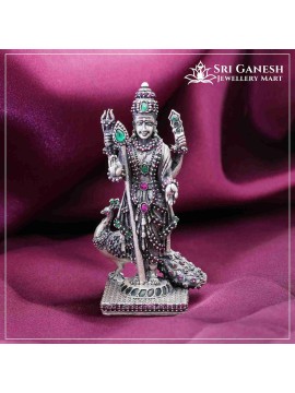 Murugan Silver Idol