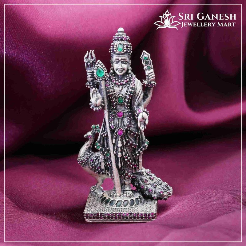 Murugan Silver Idol