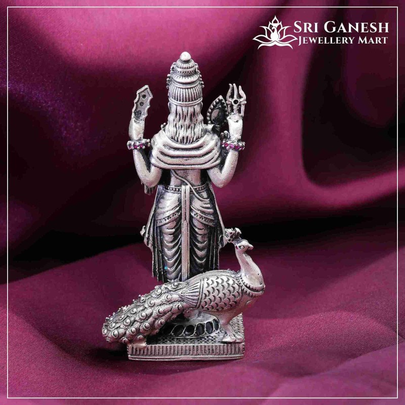 Murugan Silver Idol