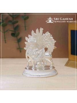 Kamadhenu Silver Idol