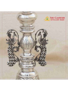 Annam Silver Lamp