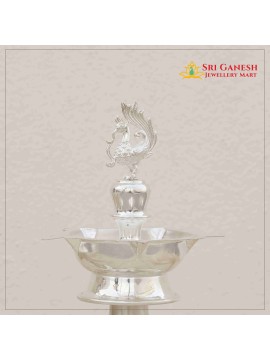 Annapakshi Silver Lamp