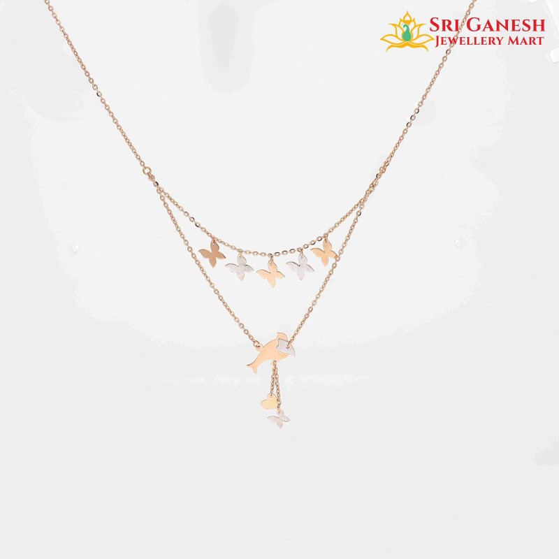 Dolphin Rose Gold Chain