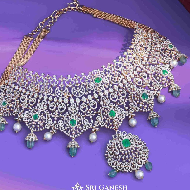 Chamila Diamond Necklace