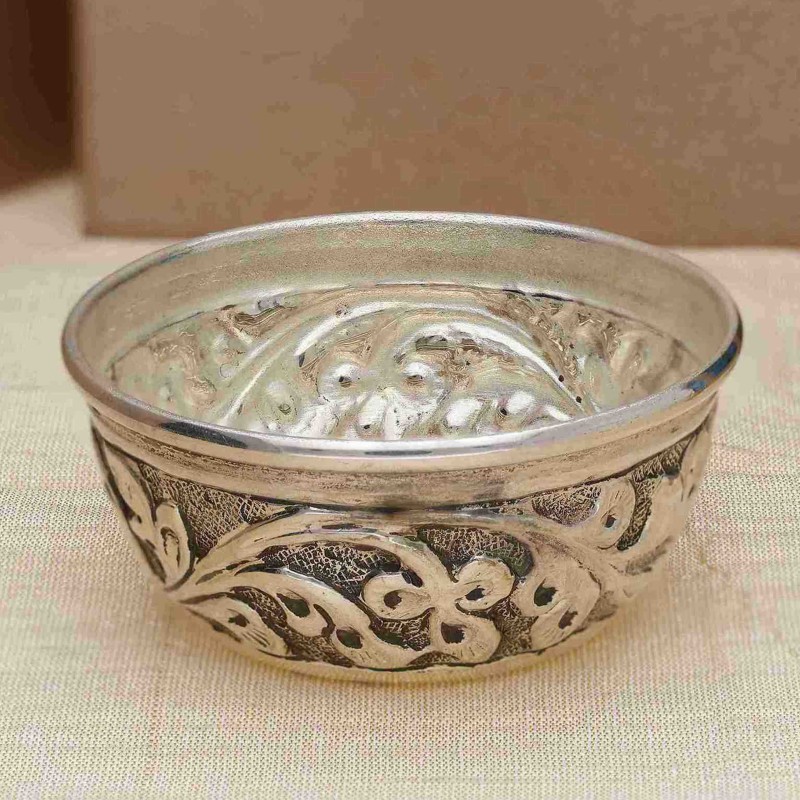 Fancy Silver Fruit Bowl