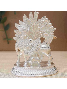 Kamadhenu Silver Idol