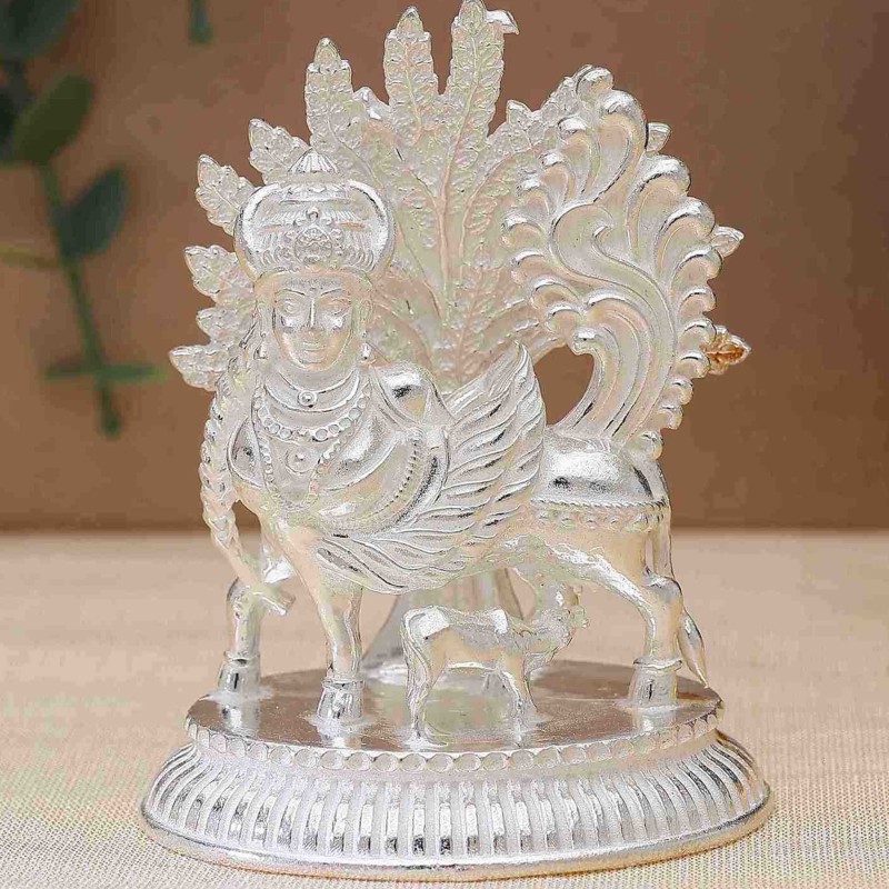 Kamadhenu Silver Idol