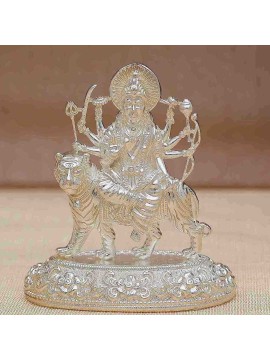 Durga Silver Idol