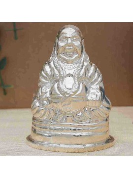 Kubera Silver Idol