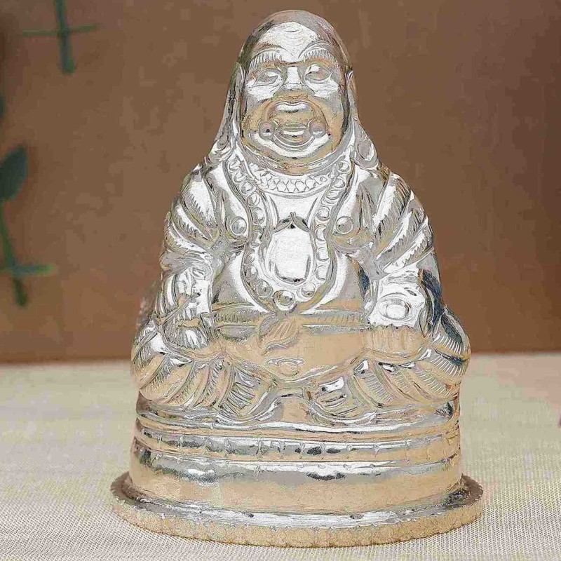 Kubera Silver Idol