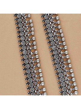 Signe Anklet(92.5 silver)