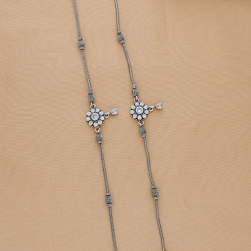 Leia Anklet(92.5 silver)