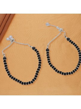 Black Bead  Bracelet