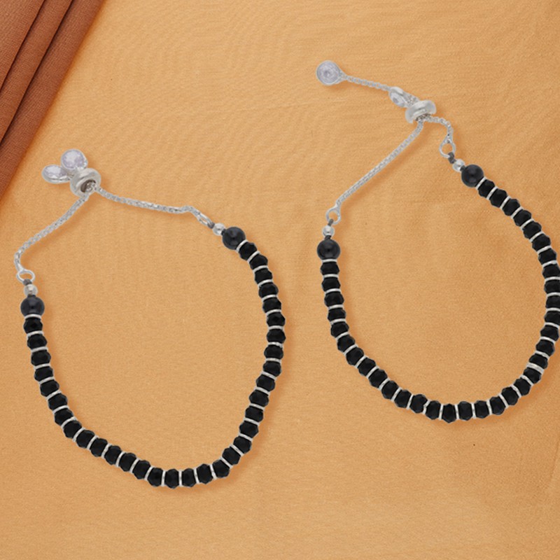 Black Bead  Bracelet