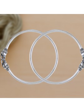 SILVER FINISH BANGLE 20