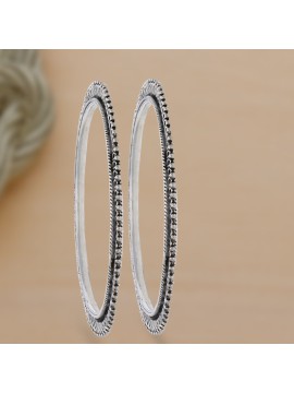 SILVER FINISH BANGLE 4