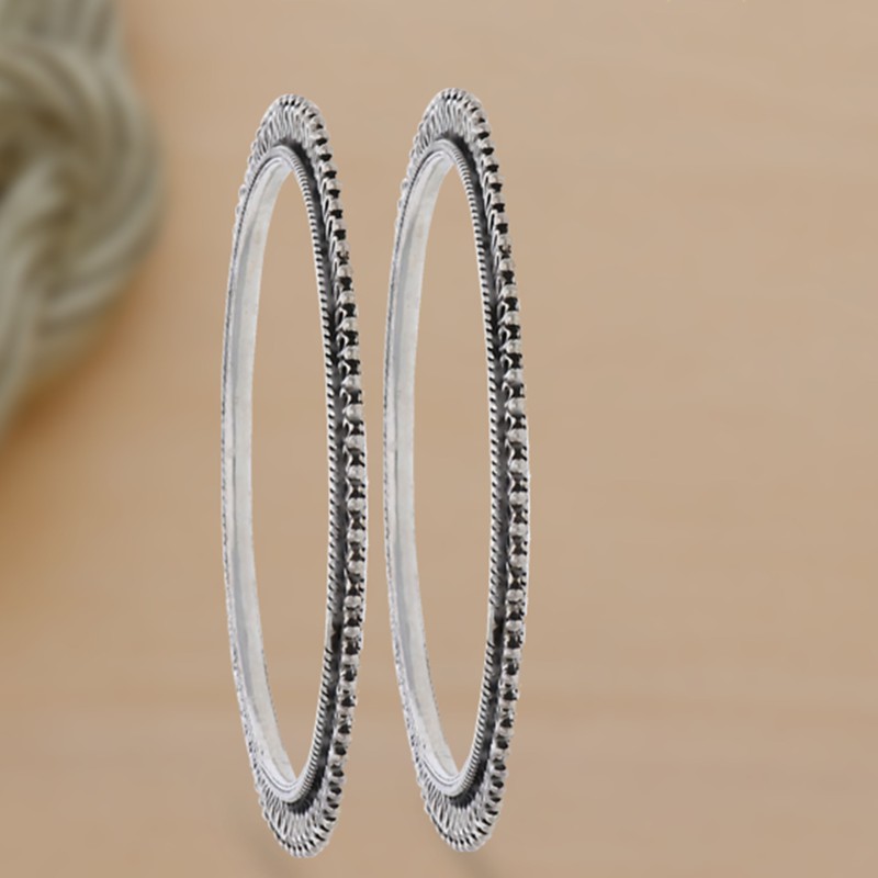 SILVER FINISH BANGLE 4