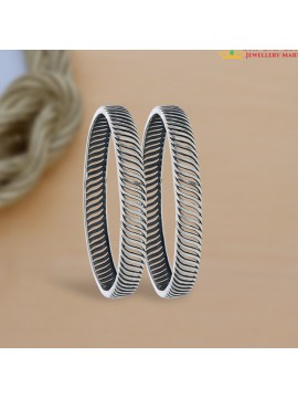 SILVER FINISH BANGLE 6